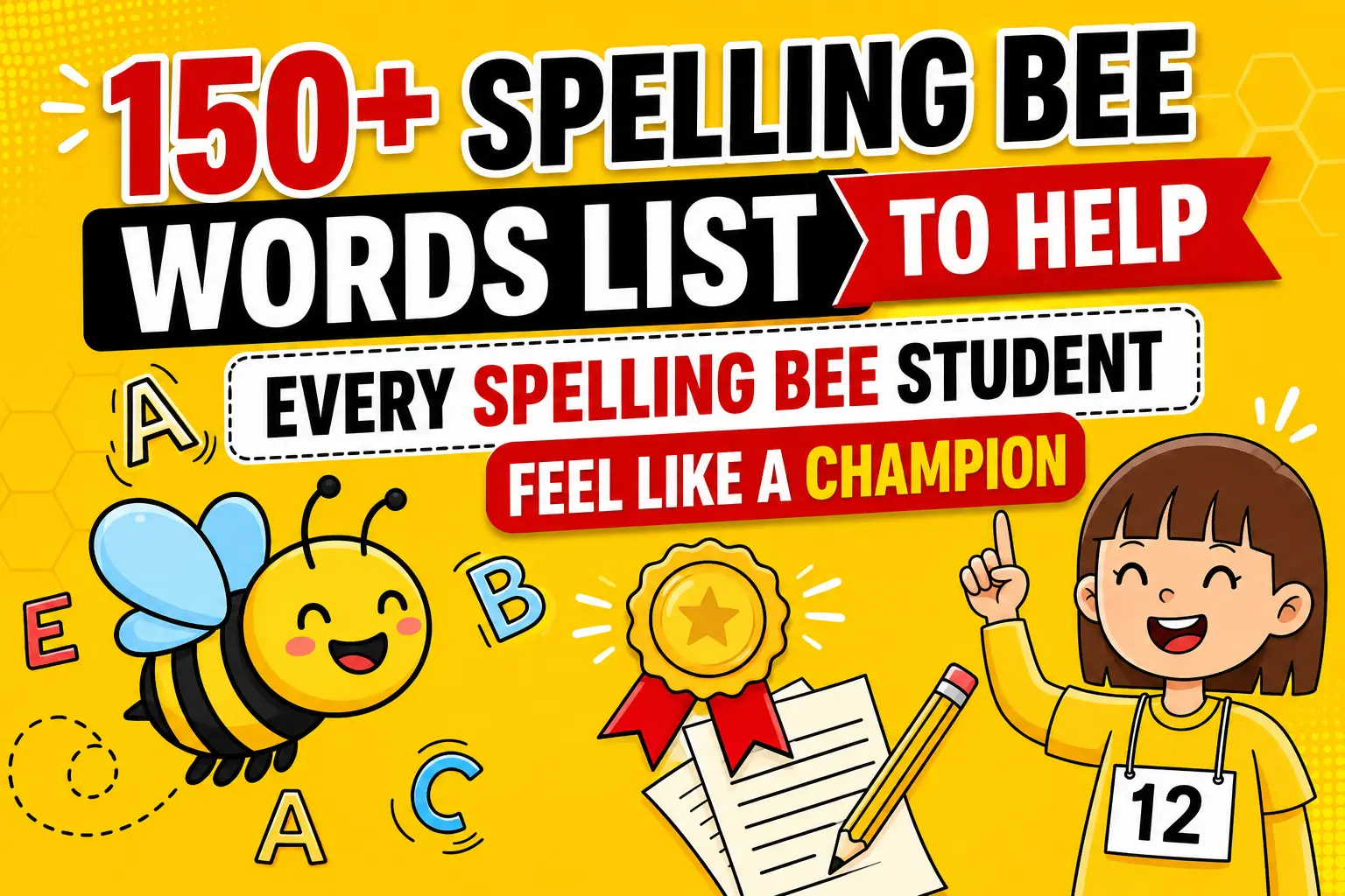Spelling Bee Words By Grade